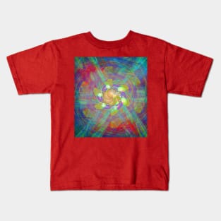 Vibrant space explosion Kids T-Shirt